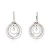 Image 3 : 14KT White Gold 1.74ctw Diamond Earrings