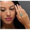 Image 7 : 18KT White Gold 2.68ct Emerald and Diamond Ring