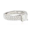 Image 4 : 18KT White Gold 2.02ctw Diamond Ring