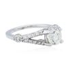 Image 4 : 14KT White Gold 1.57ctw Diamond Ring