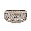 Image 3 : 14KT White Gold 1.05ctw Diamond Ring