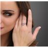 Image 2 : 14KT White Gold 0.70ct Pink Sapphire and Diamond Ring