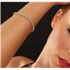 Image 5 : 14KT Yellow Gold 10.04ct Diamond Tennis Bracelet