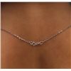 Image 6 : 14KT White Gold Pearl and Diamond Pendant with Chain
