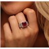 Image 5 : 14KT White Gold 5.58ct Ruby and Diamond Ring