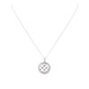 Image 1 : 18KT White Gold 0.34ctw Diamond Pendant With Chain