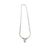 Image 3 : 18KT White Gold 6.26ctw Diamond Necklace