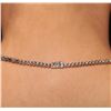 Image 5 : 18KT White Gold 6.26ctw Diamond Necklace