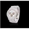 Image 2 : Gents Rolex 18KT White Gold 30.00ctw Diamond Daytona Wristwatch