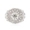 Image 3 : 14KT White Gold 4.73ctw Diamond Ring