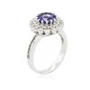 Image 6 : 14KT White Gold 2.01ct Tanzanite and Diamond Ring