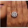 Image 1 : 14KT White Gold 1.34ctw Diamond Ring