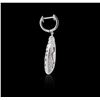 Image 4 : 14KT White Gold 1.57ctw Diamond Earrings