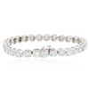 Image 4 : 14KT White Gold 7.26ctw Diamond Tennis  Bracelet