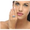 Image 5 : 14KT White Gold 2.75ctw Tanzanite and Diamond Ring