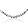 Image 4 : 18KT White Gold 6.28ctw Diamond Necklace