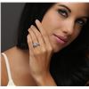 Image 4 : 14KT White Gold 0.97ctw Diamond Ring