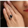 Image 1 : 14KT Rose Gold 3.04ct Green Tourmaline and Diamond Ring