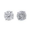 Image 1 : 14KT White Gold 1.92ctw Diamond Stud Earrings