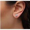Image 3 : 14KT White Gold 1.92ctw Diamond Stud Earrings