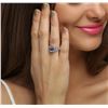 Image 5 : 18KT White Gold 2.42ct Tanzanite and Diamond Ring