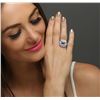 Image 3 : 18KT White Gold 3.35ct Tanzanite and Diamond Ring