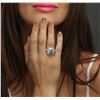 Image 4 : 18KT White Gold 3.35ct Tanzanite and Diamond Ring