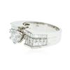 Image 2 : 18KT White Gold 2.30ctw Diamond Ring