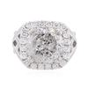 Image 3 : 18KT White Gold 8.40ctw Diamond Ring