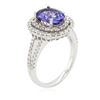 Image 3 : 14KT White Gold 2.56ct Tanzanite and Diamond Ring