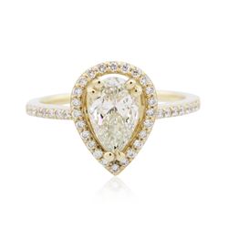 14KT Yellow Gold 1.26ctw Diamond Ring