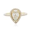 Image 1 : 14KT Yellow Gold 1.26ctw Diamond Ring