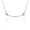 Image 3 : 14KT White Gold Pearl Necklace