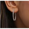 Image 3 : 14KT White Gold 1.83ctw Diamond Earrings