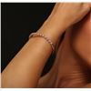Image 1 : 14KT Rose Gold 2.10ctw Diamond Bracelet