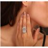 Image 1 : 14KT Yellow Gold 7.54ct Aquamarine and Diamond Ring