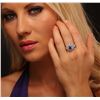 Image 1 : 14KT White Gold 1.77ct Tanzanite and Diamond Ring