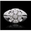 Image 1 : 14KT White Gold 1.10ctw Diamond Ring