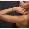 Image 3 : 14KT Yellow Gold 2.24ctw Ruby Bangle Bracelet