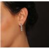 Image 5 : 18KT White Gold 2.20ctw Diamond Earrings