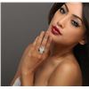 Image 1 : 14KT White Gold 0.69ctw Diamond Ring