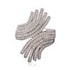 Image 3 : 14KT White Gold 0.69ctw Diamond Ring
