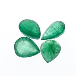 5.59cts. Pear Cut Natural Emerald Parcel