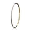 Image 3 : 14KT Yellow Gold 1.00ctw Diamond Bangle Bracelet