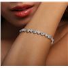 Image 1 : 14KT White Gold 1.69ctw Diamond Bracelet