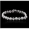 Image 3 : 14KT White Gold 1.69ctw Diamond Bracelet