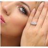 Image 1 : 14KT White Gold 1.07ctw Diamond Ring