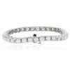 Image 4 : 14KT White Gold 7.60ctw Diamond Tennis  Bracelet