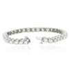 Image 7 : 14KT White Gold 7.60ctw Diamond Tennis  Bracelet