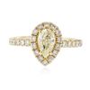 Image 1 : 14KT Yellow Gold 0.89ctw Diamond Unity Ring
